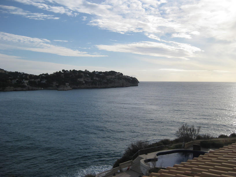 Blick vom Hotelzimmer auf die Bucht von Santa Ponça